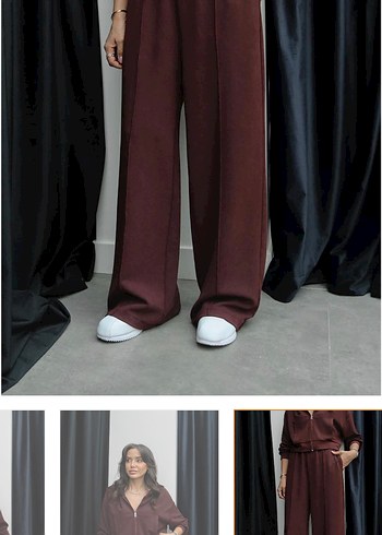 Havoş Kadın Bordo Eşofman Takım - Görsel 5