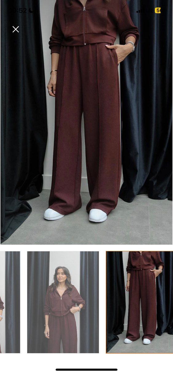 Havoş Kadın Bordo Eşofman Takım - Görsel 5