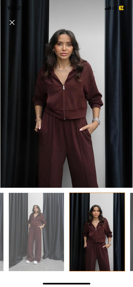 Havoş Kadın Bordo Eşofman Takım - Görsel 3