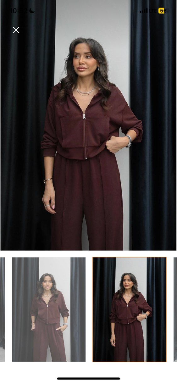 Havoş Kadın Bordo Eşofman Takım - Görsel 4