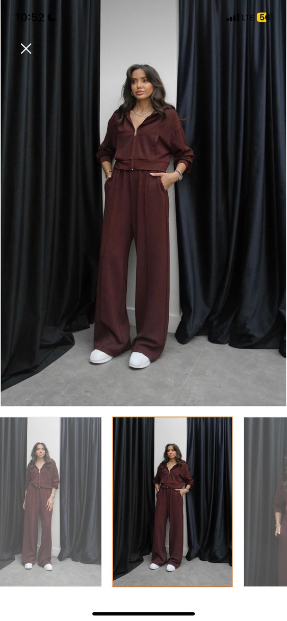 Havoş Kadın Bordo Eşofman Takım - Görsel 2