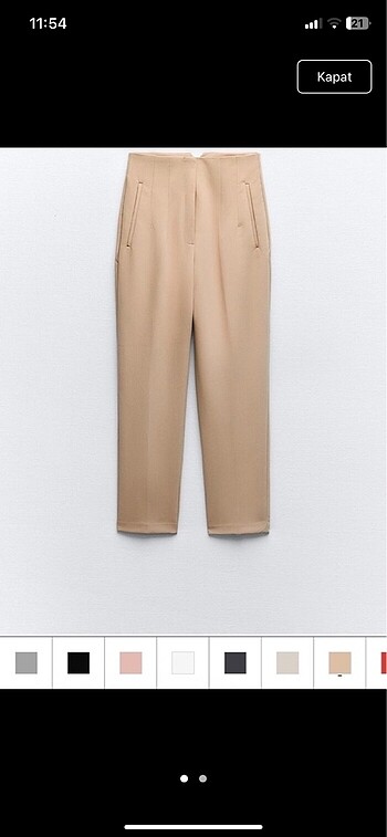 zara pens detay pantolon