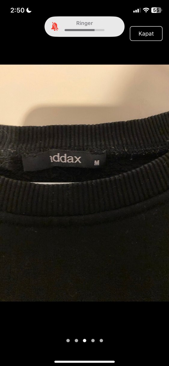 Baskılı Siyah Kadın Sweatshirt - Görsel 3