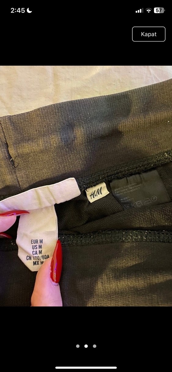 Siyah Kadın Mini Şort - Görsel 2