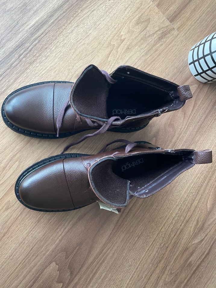 Derimod Erkek Deri Casual Bot - Görsel 4