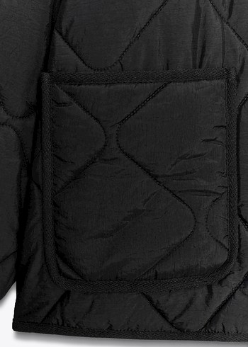 Zara Yama Cepli Kapitone Mont Ceket - Görsel 3