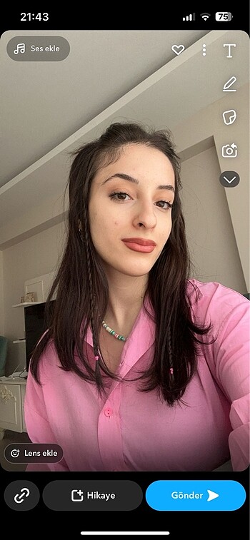Kyo Pembe gömlek