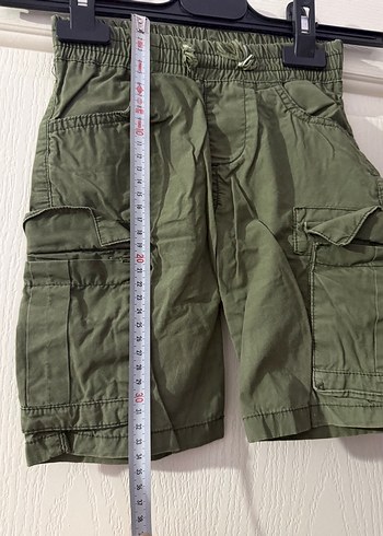 Erkek koyu yeşil Şort - Görsel 4