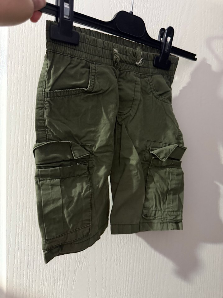 Erkek koyu yeşil  Şort - Görsel 3