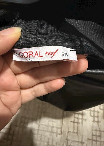 Siyah Deri Kadın Tayt - Görsel 2