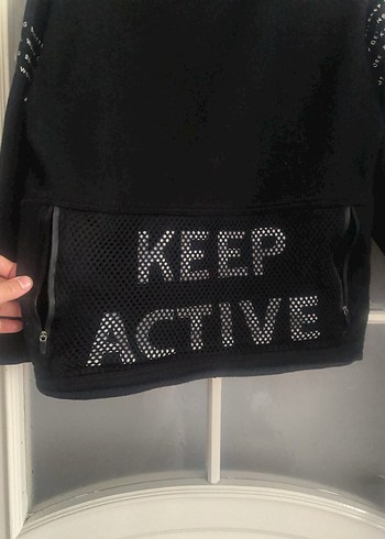 Kapüşonlu Siyah Çocuk Sweatshirt - Görsel 3