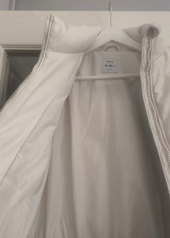 Beyaz Fermuarlı mont - Görsel 2