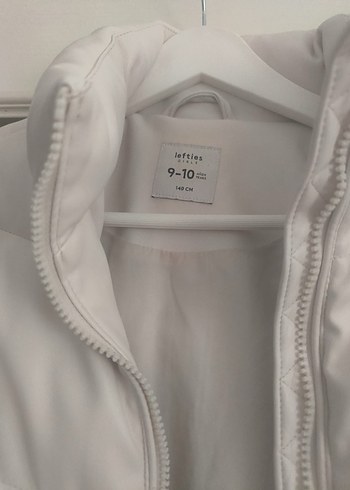 Beyaz Fermuarlı mont - Görsel 5