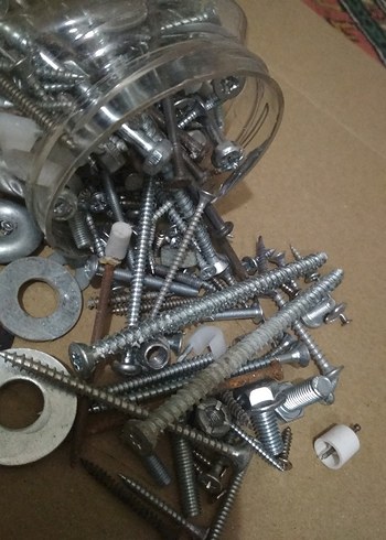 Karışık Metal Vida ve Çivi Seti hurda fiyatına - Görsel 5