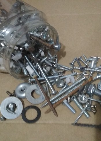 Karışık Metal Vida ve Çivi Seti hurda fiyatına - Görsel 6