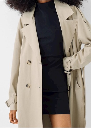 bershka trençkot - Görsel 3