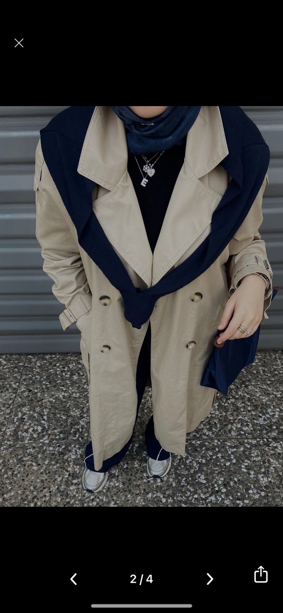 bershka trençkot - Görsel 2