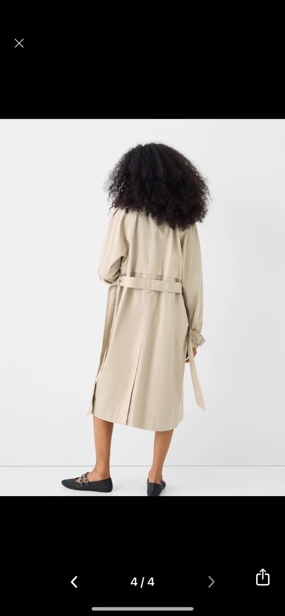 bershka trençkot - Görsel 4