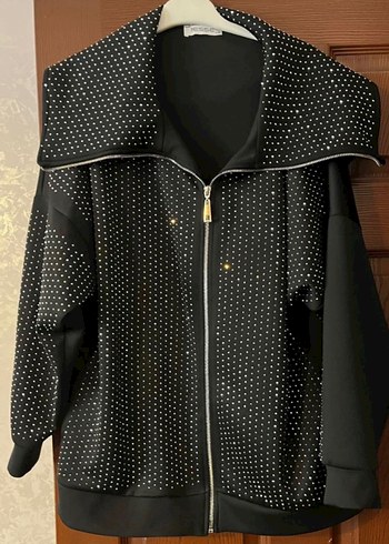 parlak taşlı hırka - Görsel 2