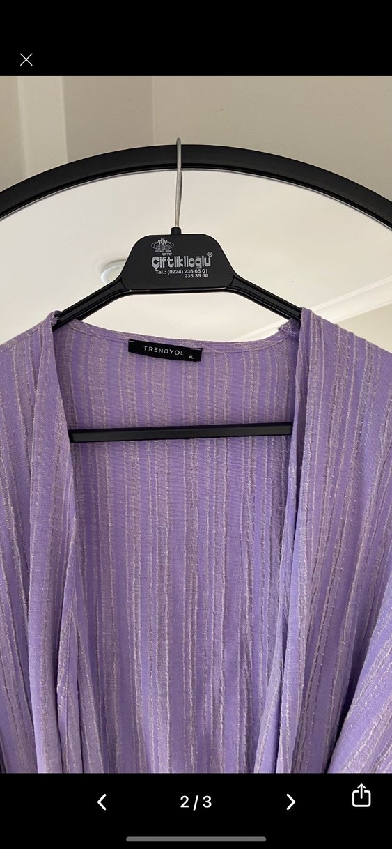 lila kimono - Görsel 2