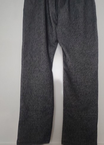 Gri Pilili Kadın Kumaş Pantolon - Görsel 6