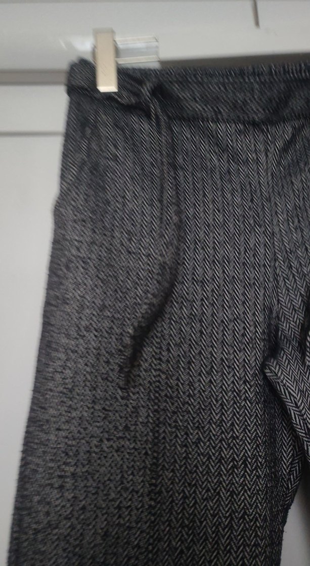 Gri Pilili Kadın Kumaş Pantolon - Görsel 5