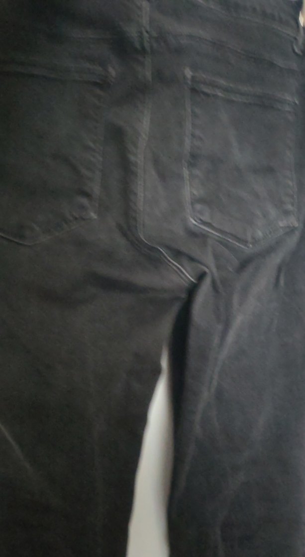 Siyah Kemerli Dar Kesim Kadın Kot Pantolon - Görsel 5