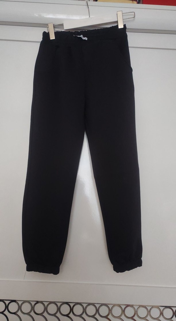 Siyah Erkek  Salaş Eşofman Altı - Görsel 2