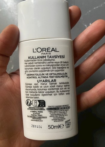 L'Oréal Bright Reveal SPF 50+ Yüz Güneş Kremi - Görsel 2