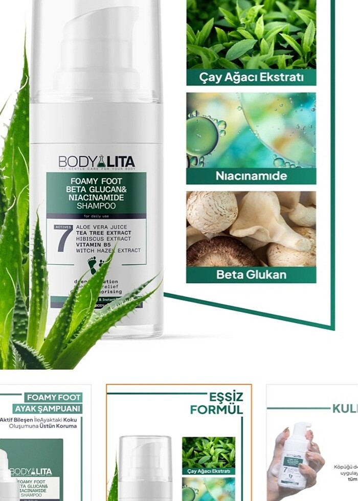 Ayak Köpük Şampuan - Görsel 2