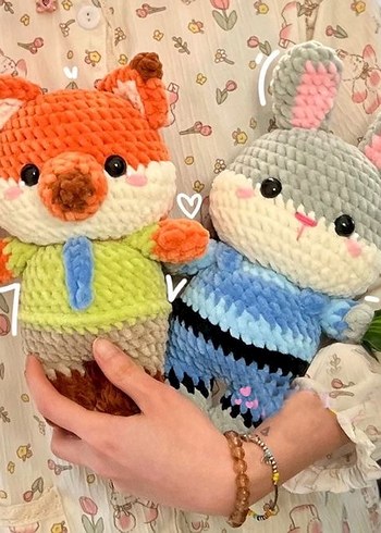 Pastel Renkli Sevimli Peluş Oyuncaklar TEKLİ FİYAT
