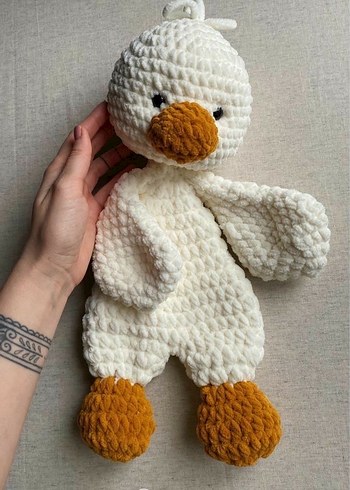 Beyaz Peluş Ördek Oyuncak