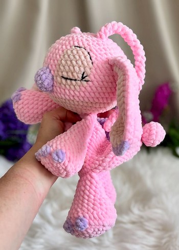 Hobby Life Pembe Peluş Oyuncak Sevimli Tavşan