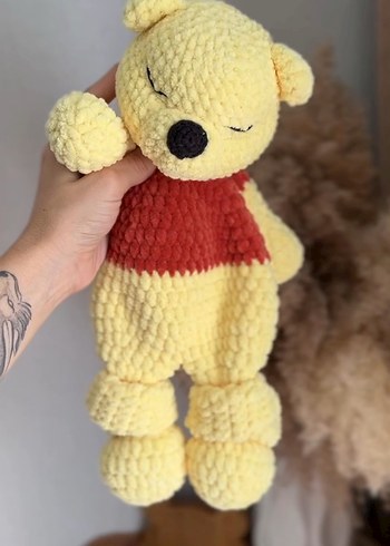 Sarı Renkli Peluş Oyuncak Ayı