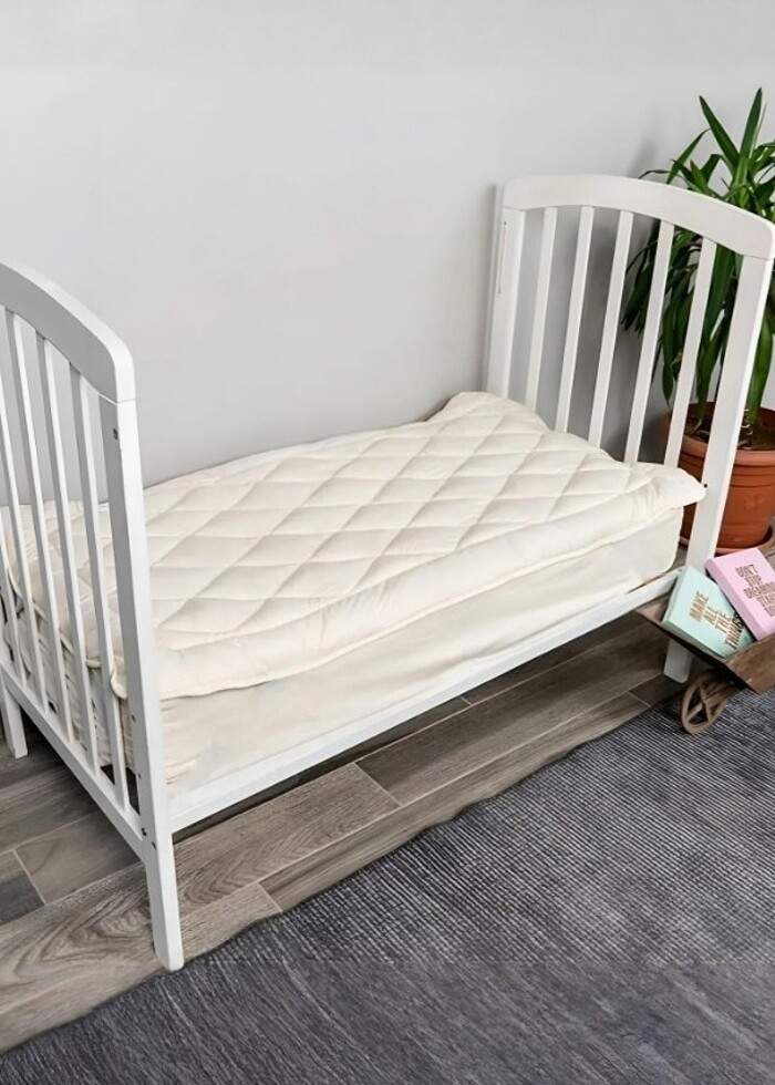 Bebek Yatak Üstü Merinos Kuzu Yünü Ped Sağlıklı Organik - Görsel 2