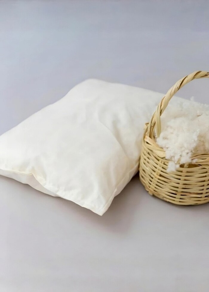 Merinos Kuzu Yünü Bebek Yastığı Sağlıklı Organik - Görsel 2