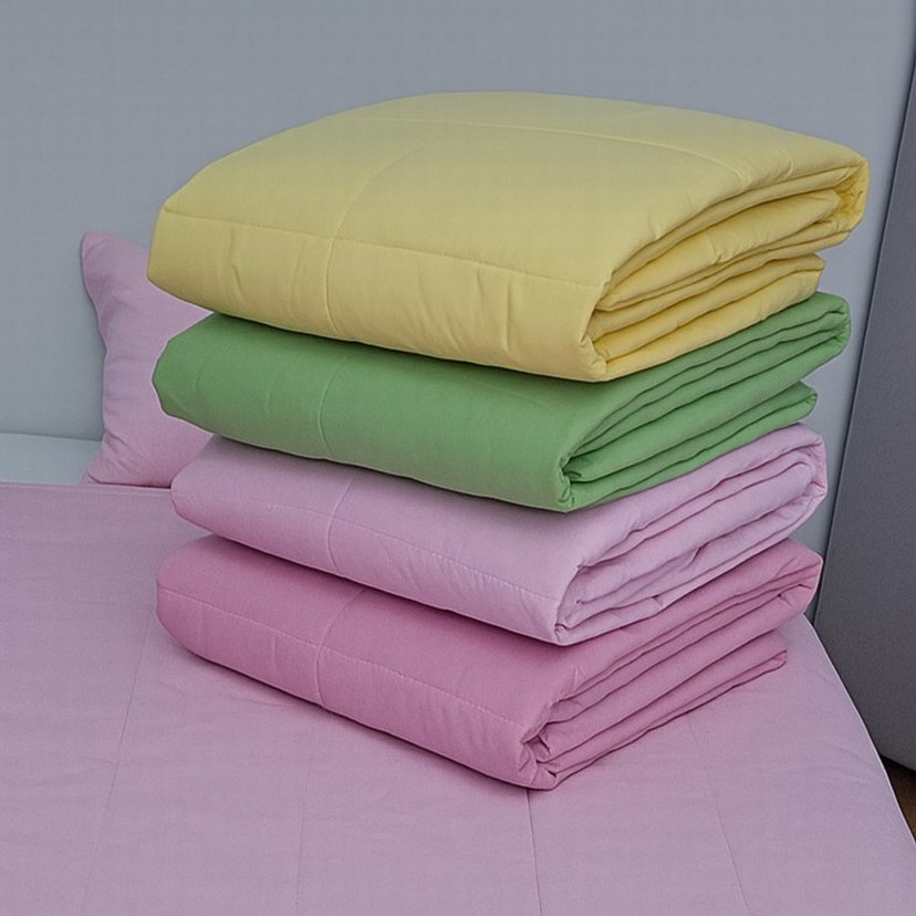 %100 Pamuklu Pike Battaniye - Yeşil Pembe veya Sarı 1 ADET - Görsel 3