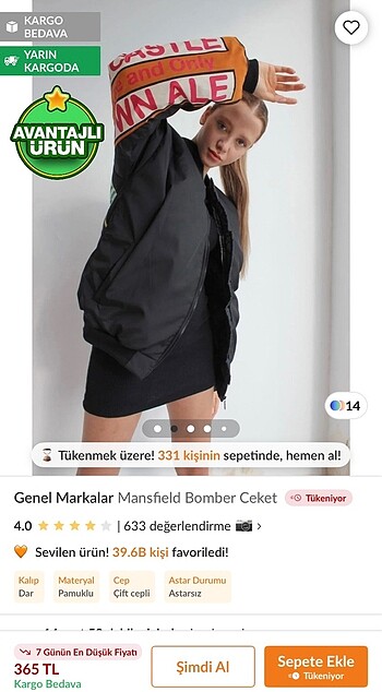 Bomber ceket