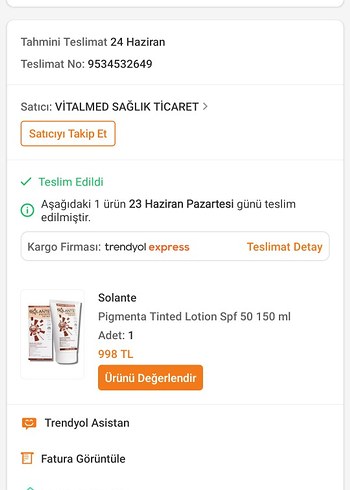  Beden Renk Solante Pigmenta SPF50+ Tinted Güneş Kremi 150 ml