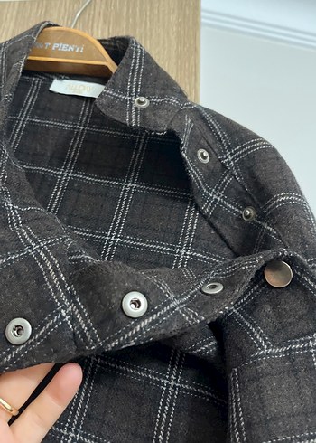 Düğmeli Kahverengi Kışlık Tunik - Görsel 8