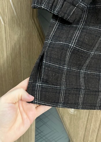 Düğmeli Kahverengi Kışlık Tunik - Görsel 5