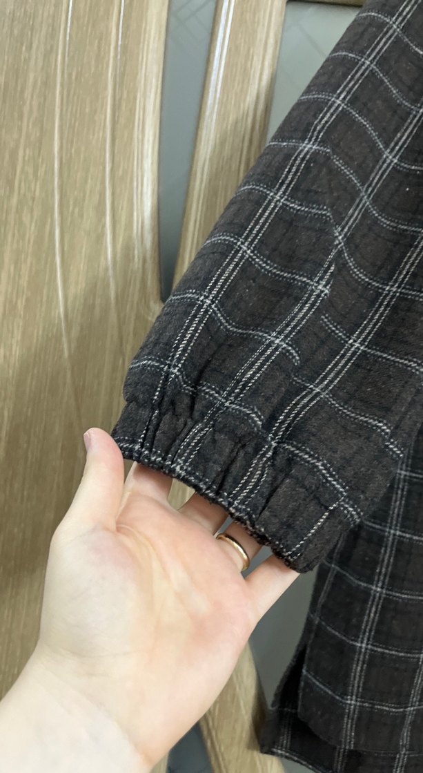 Düğmeli Kahverengi Kışlık Tunik - Görsel 3