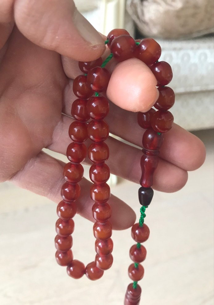 el boy sıkma kehribar tesbih - Görsel 3