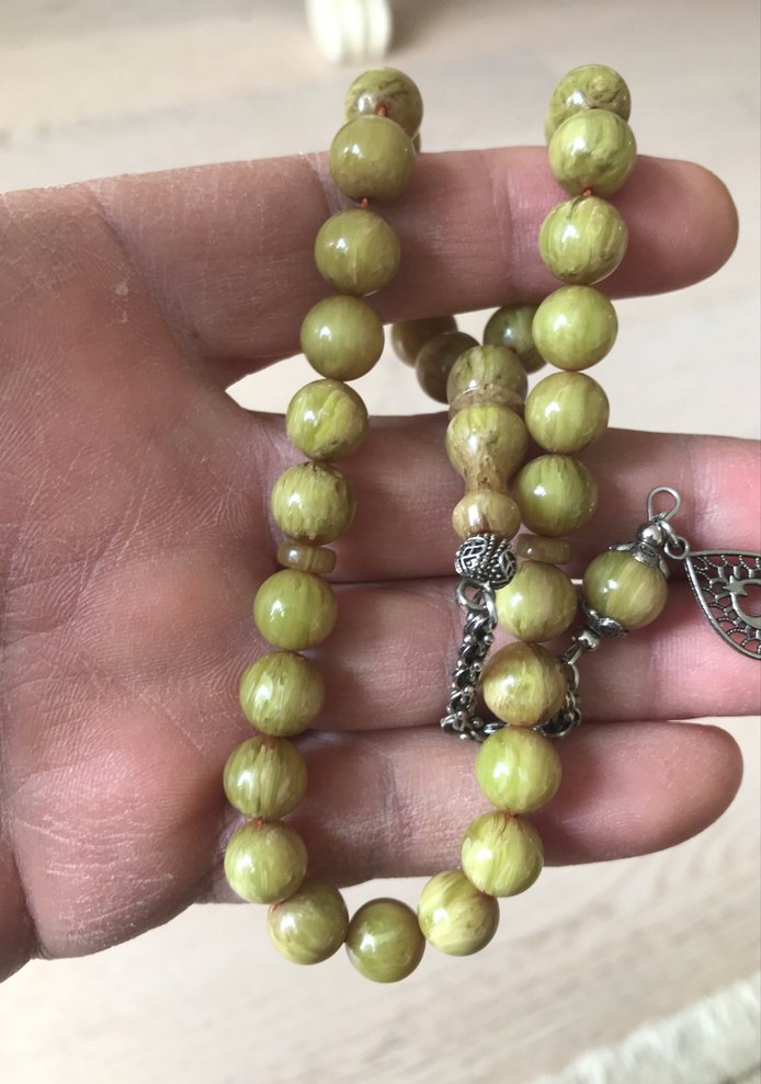 el boy sıkma kehribar tesbih - Görsel 2