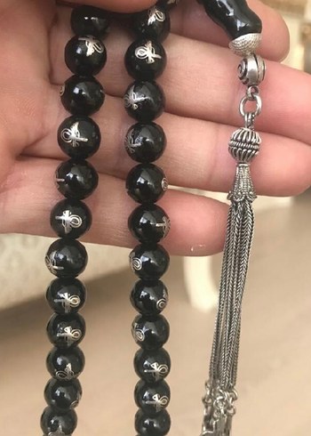 Eski oltu gümüş tura çakım gümüş püskül - Görsel 4