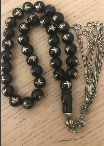 Eski oltu gümüş tura çakım gümüş püskül - Görsel 5