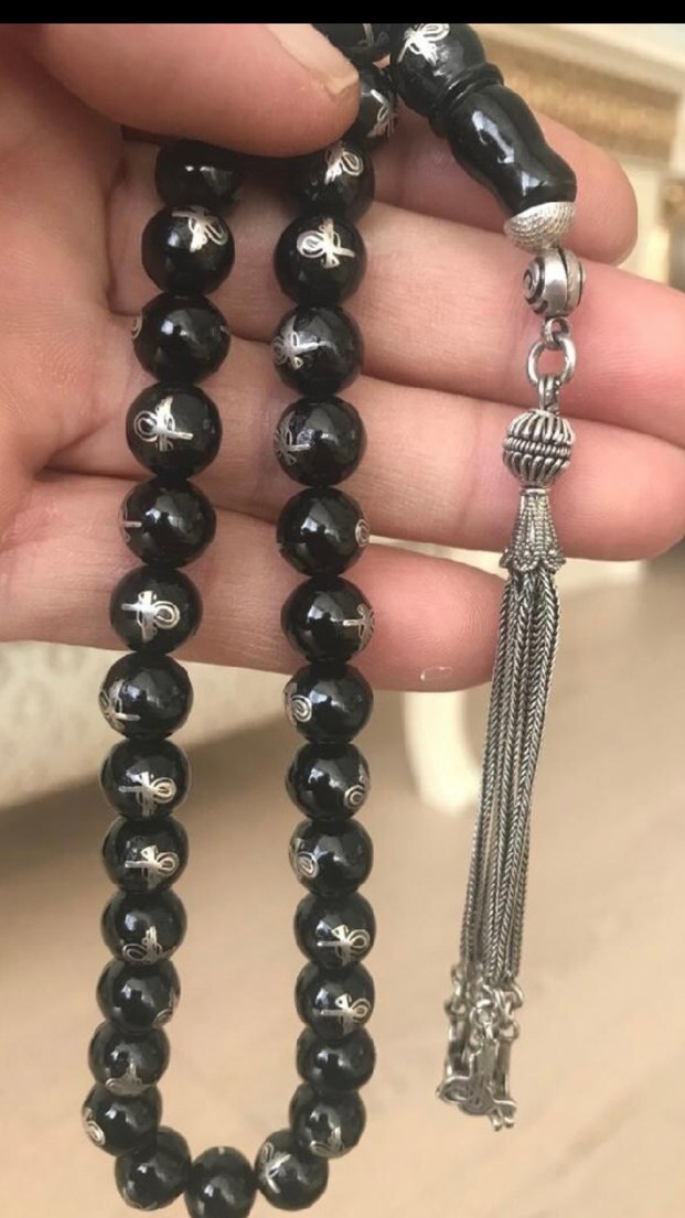 Eski oltu gümüş tura çakım gümüş püskül - Görsel 4