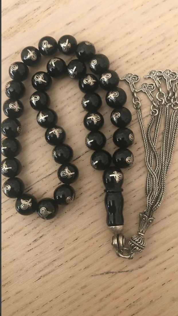 Eski oltu gümüş tura çakım gümüş püskül - Görsel 5