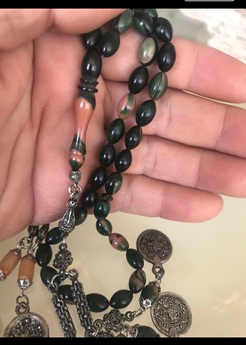 sıkma ateşi kehribar tesbih 7 adet - Görsel 4