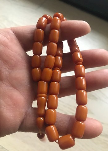 sıkma kehribar tesbihler - Görsel 4